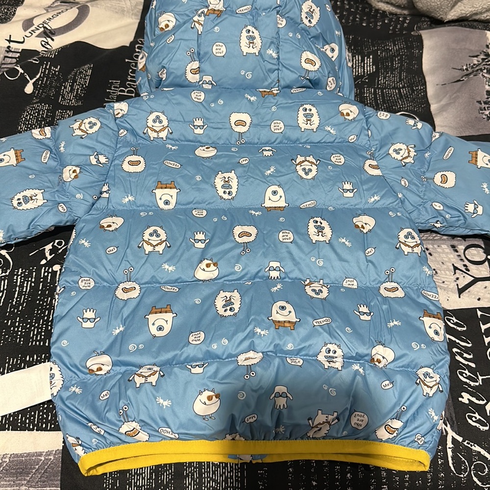 💙💛YEEHOO REVERSABLE DOWN JACKET 💙💛 - Picture 6 of 8